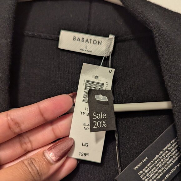 Aritzia Ty Cardigan Short in Black - Picture 5 of 10